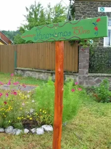 Bodony Panoráma kilátó - úttábla
