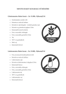 basket kosarak árlista 3